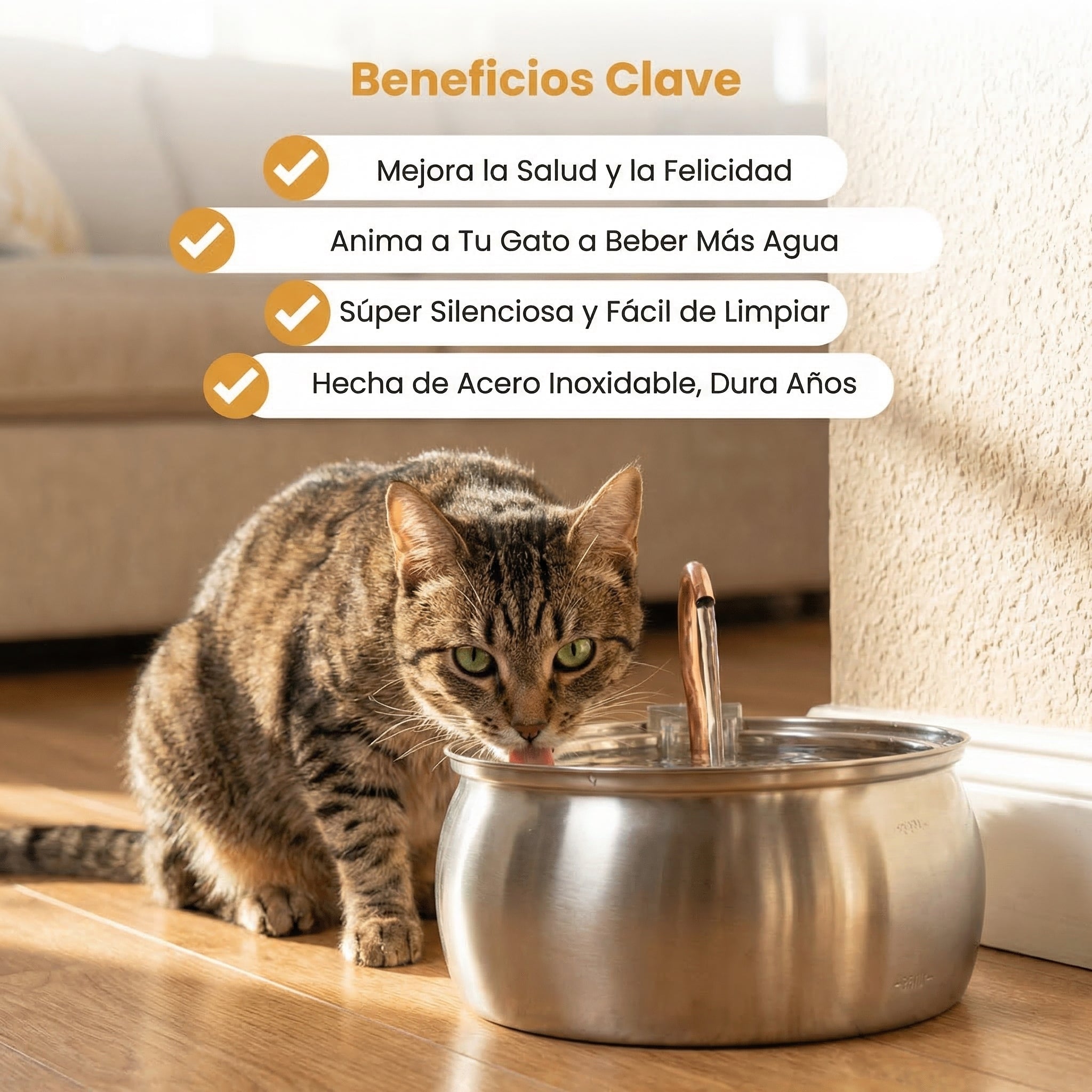 Fuente Pelux - Agua Fresca, Mascota Feliz - Pelvitpet