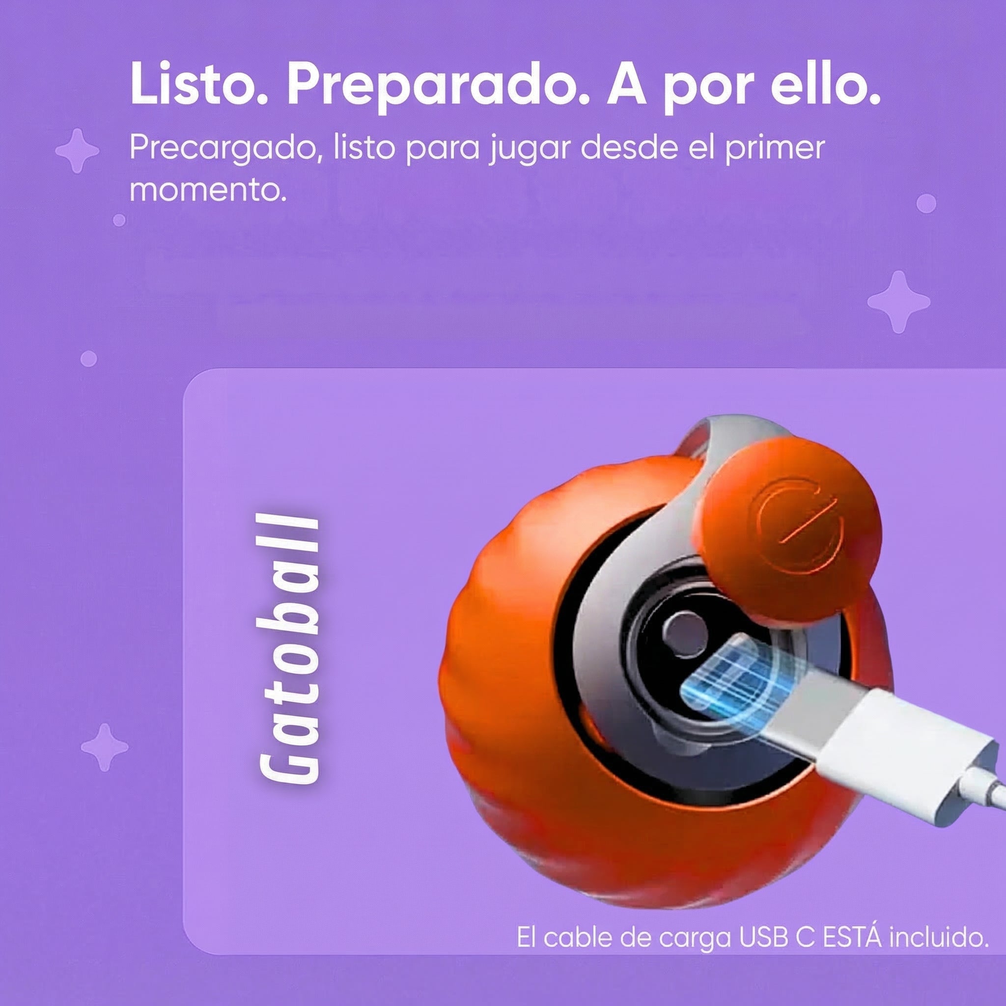 GatoBall™ - El Juguete que Juega Solo - Pelvitpet