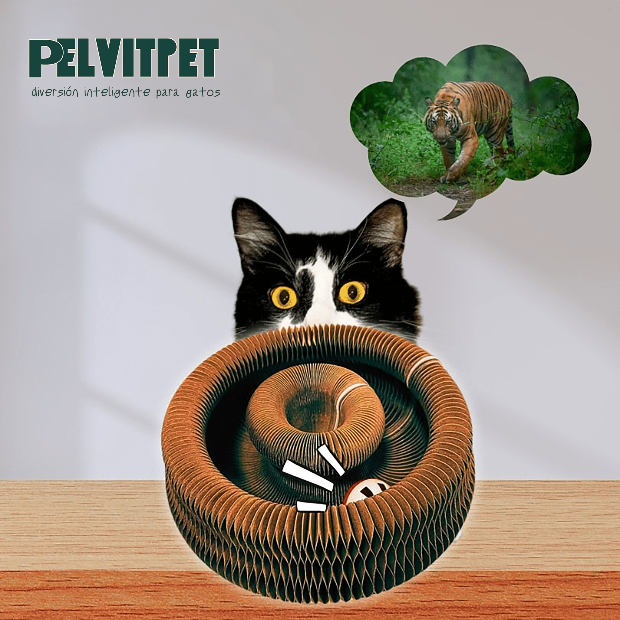 GatoKurl™ - Juega, Rasca, Descansa - Pelvitpet