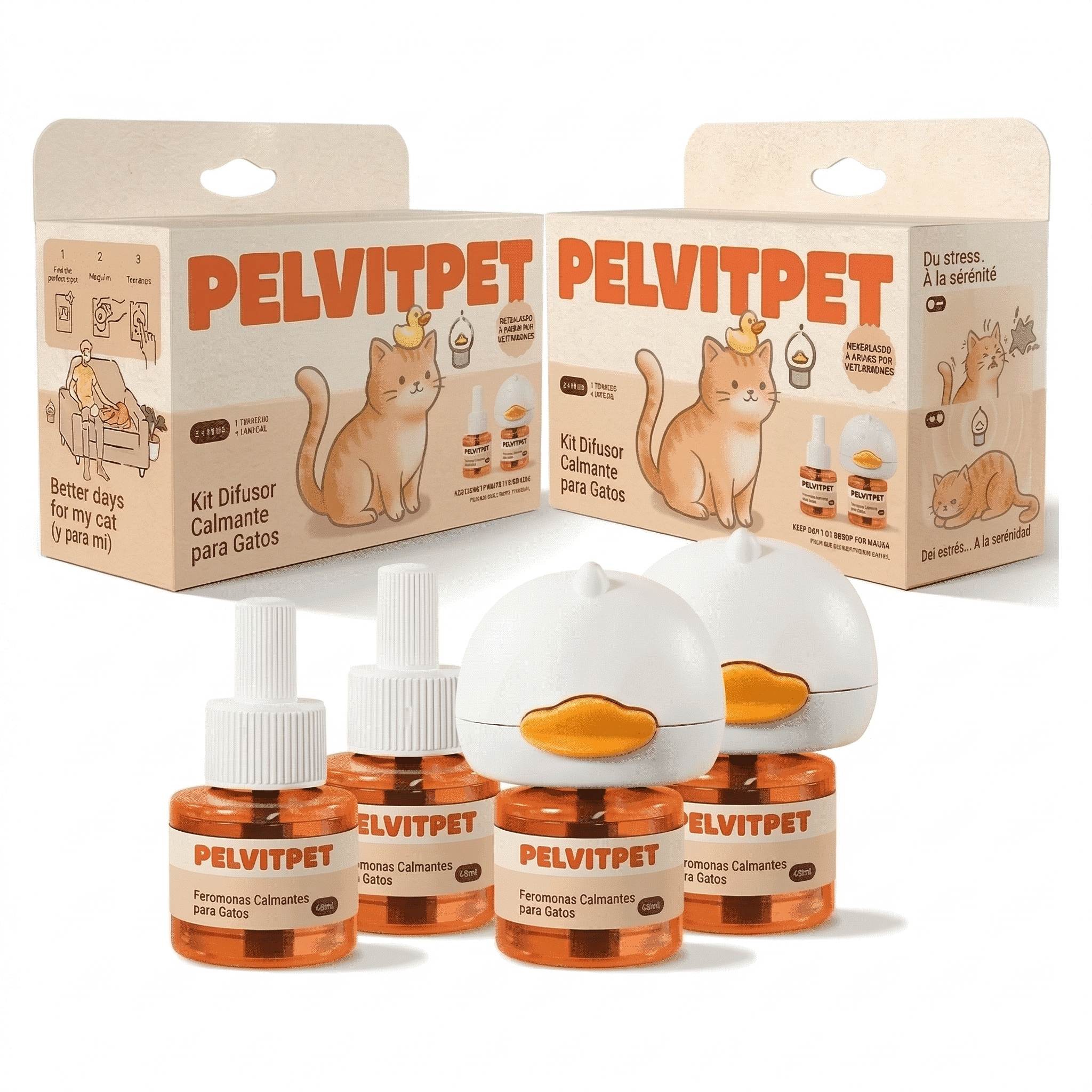 Difusor Antiestrés Pelux™ para Gatos