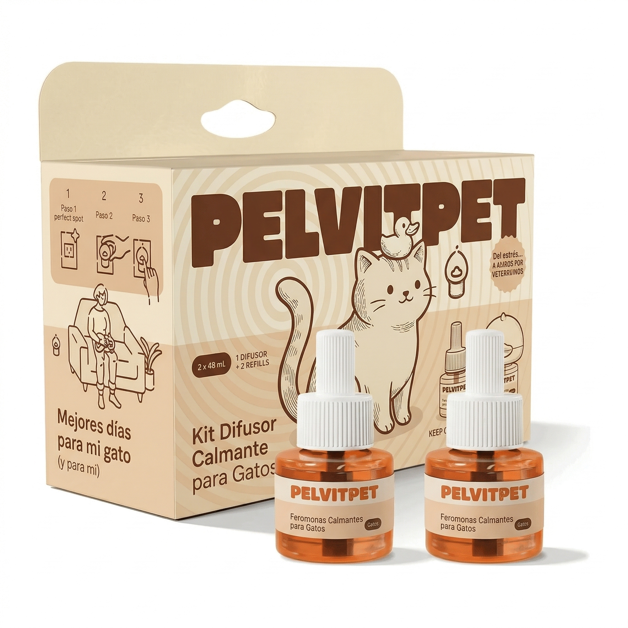 Difusor Antiestrés Pelux™ para Gatos