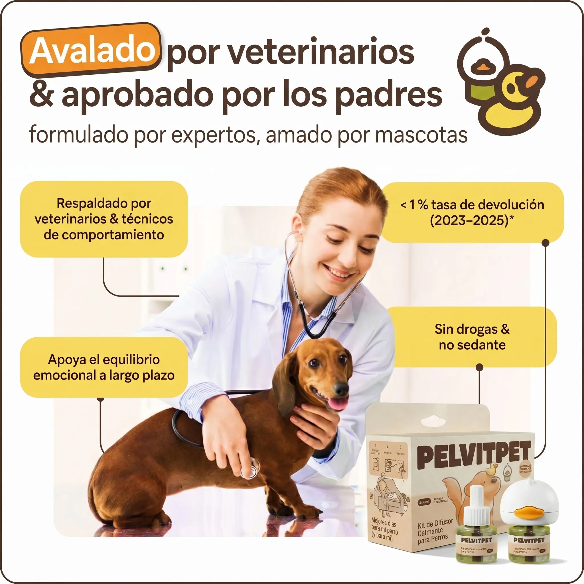 Difusor Antiestrés Pelux™  para Perros