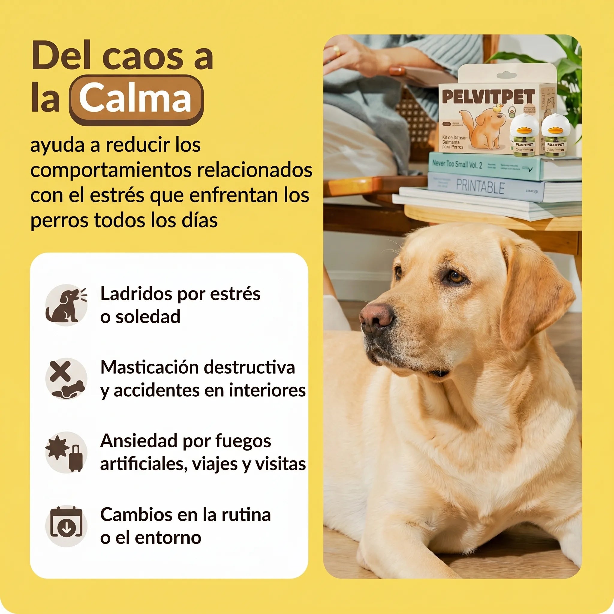 Difusor Antiestrés Pelux™  para Perros