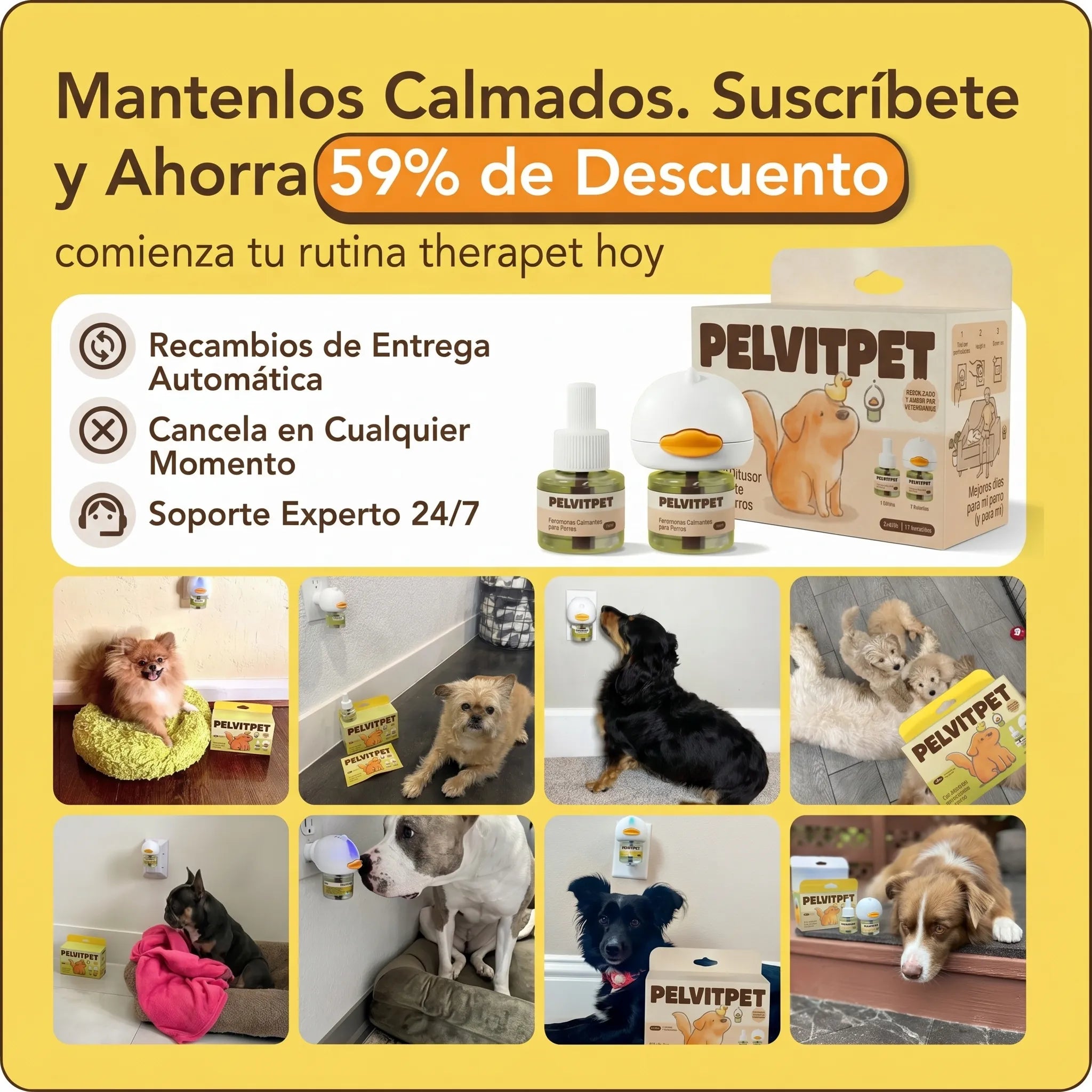 Difusor Antiestrés Pelux™  para Perros