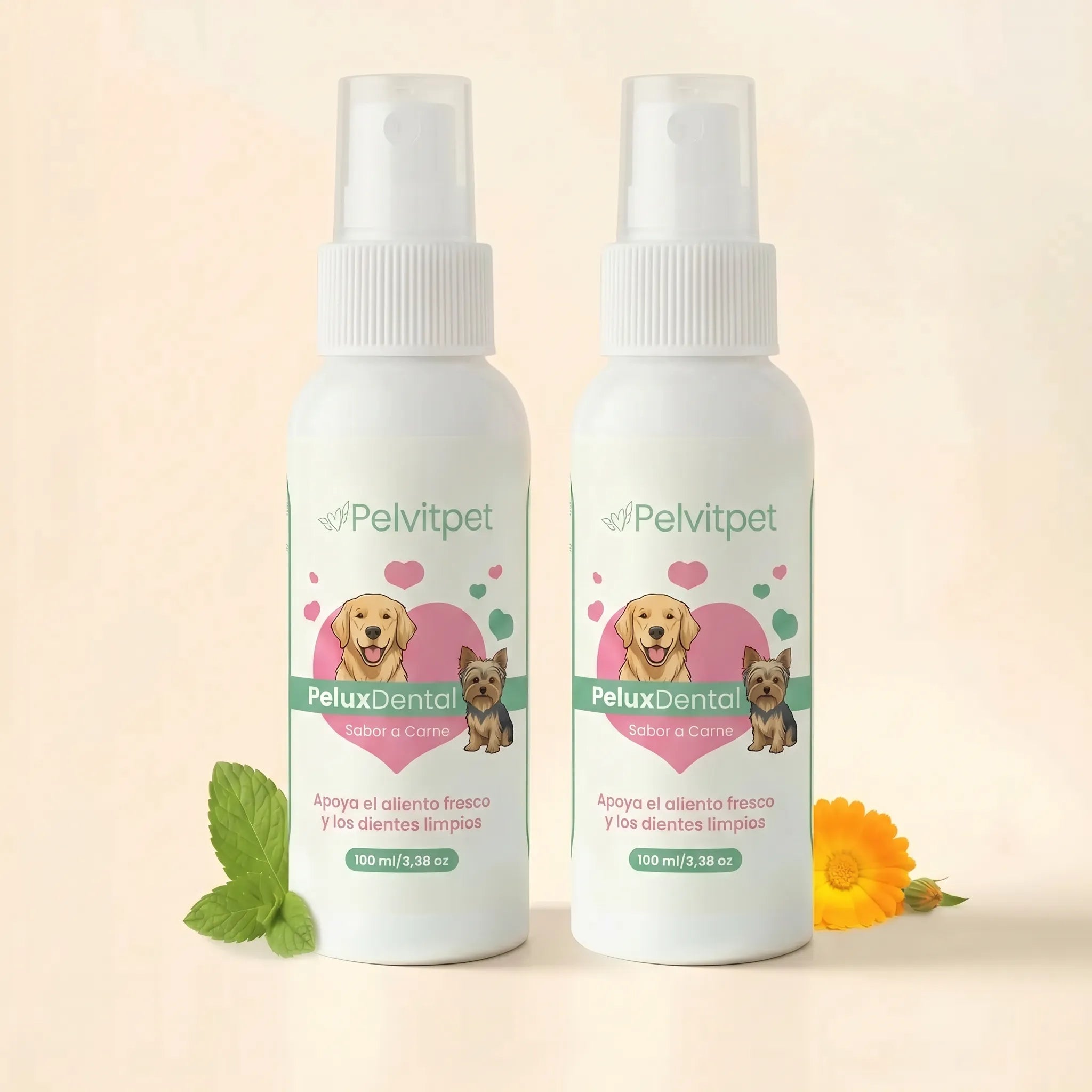 PeluxDental - Spray Dental Antisarro para Perros