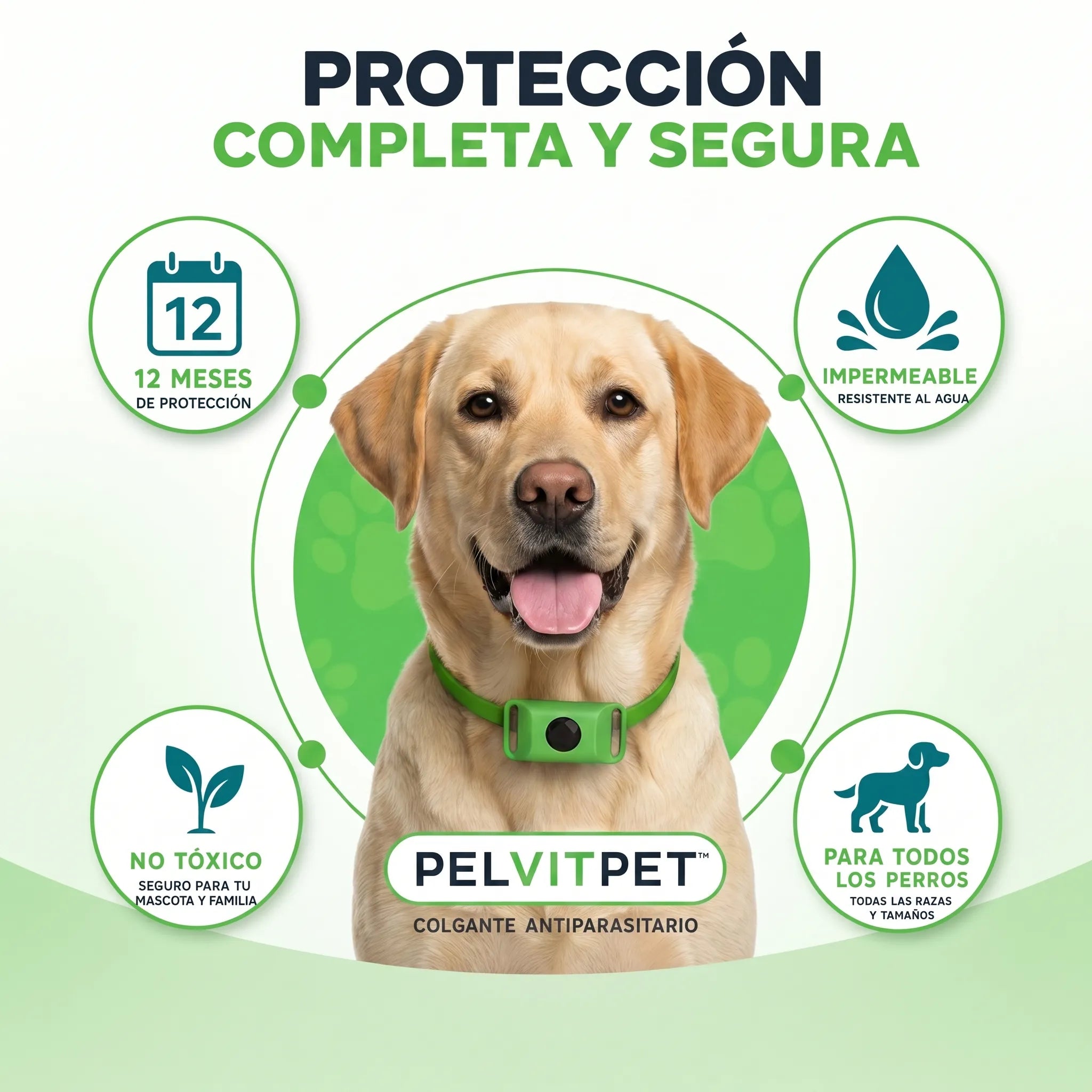 Pelvitpet - Escudo Natural 12 Meses: Protección Total contra Pulgas y Garrapatas