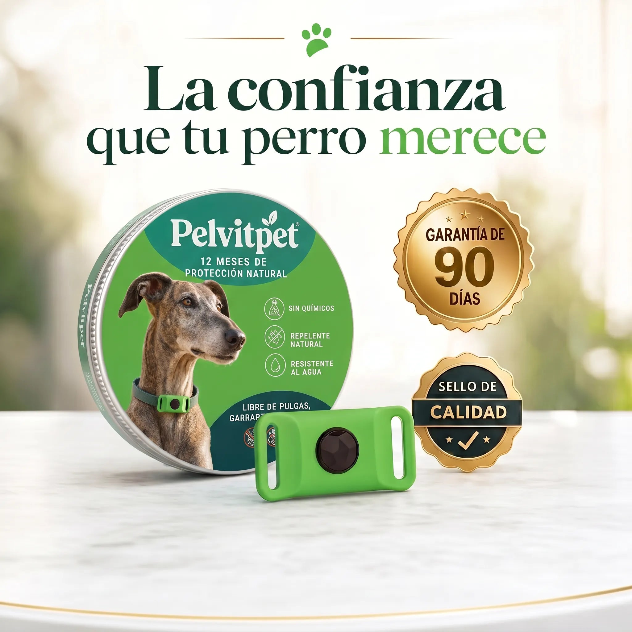 Pelvitpet - Escudo Natural 12 Meses: Protección Total contra Pulgas y Garrapatas