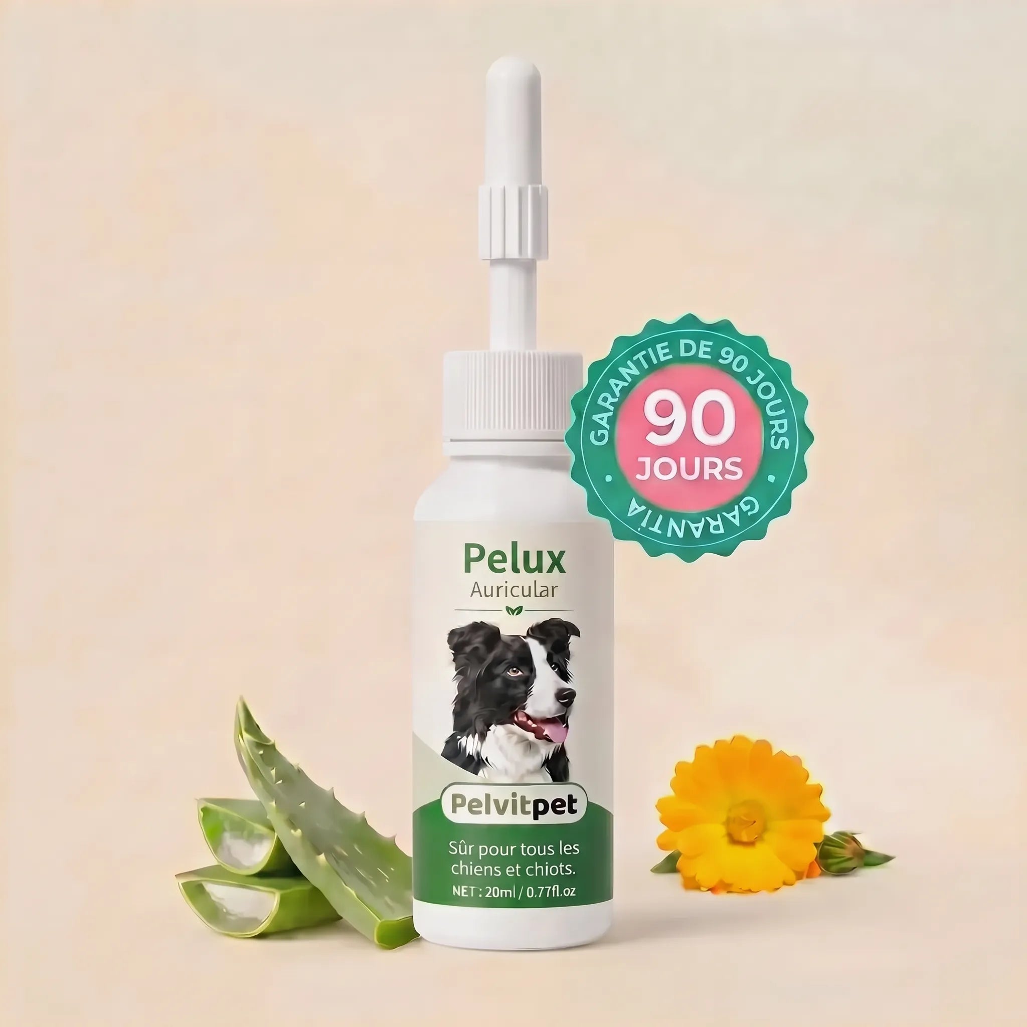 Pelux Auricular - Nettoyant Auriculaire pour Chiens