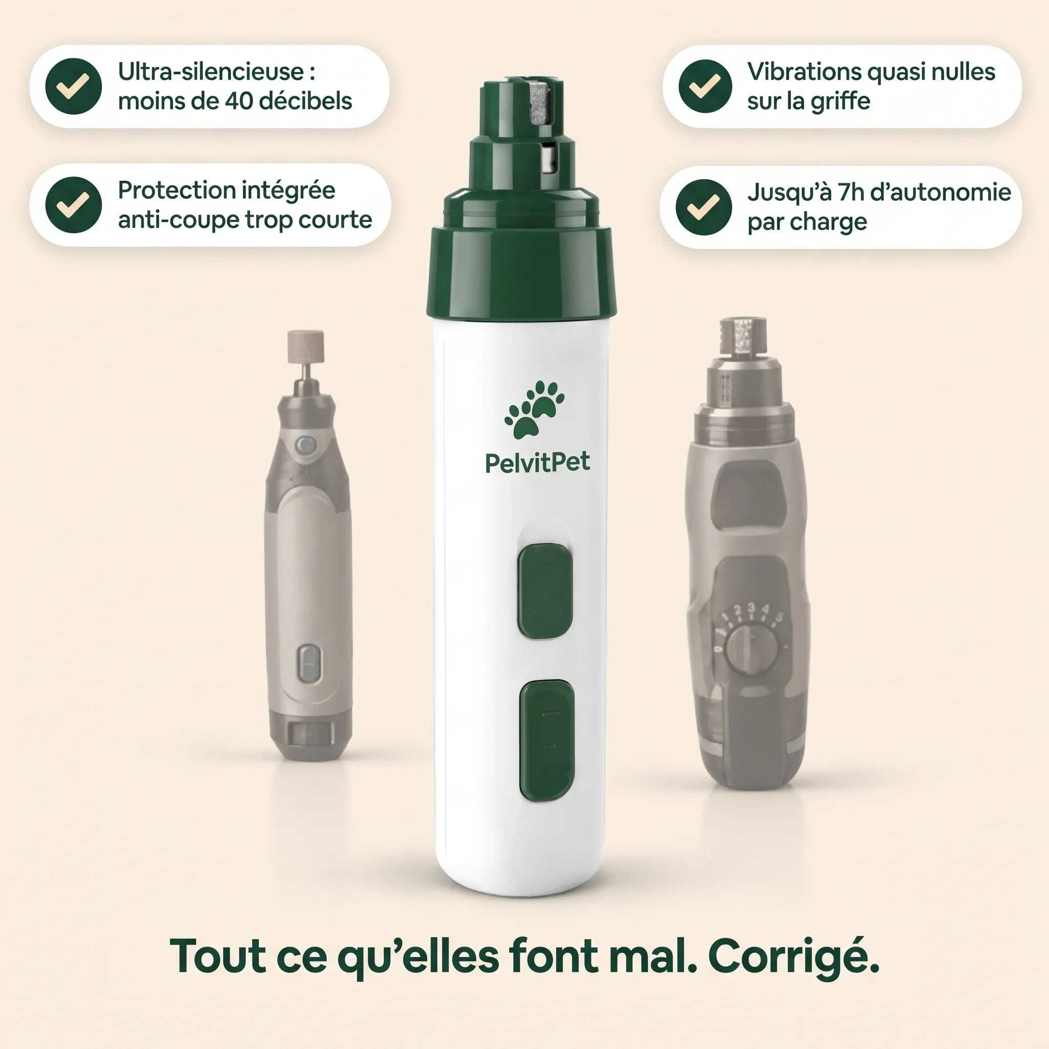 Pelux Soft™ — La Lime à Griffes Sans Stress