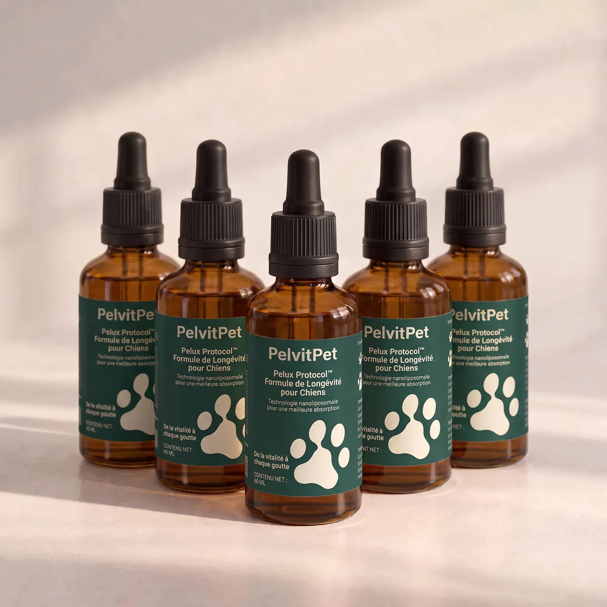 Pelux Protocol™ – Formule de Longévité pour Chiens